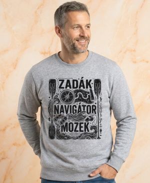 Zadák - navigátor a mozek, černý potisk