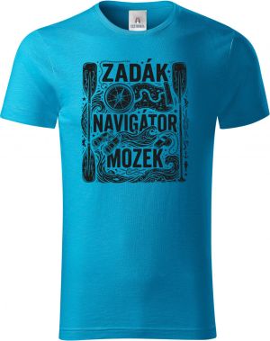 Zadák - navigátor a mozek, černý potisk