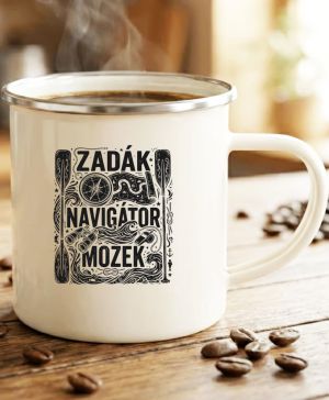 Zadák - navigátor a mozek, černý potisk