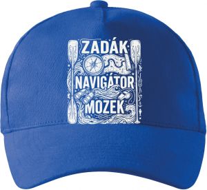Zadák - navigátor a mozek,  bílý potisk