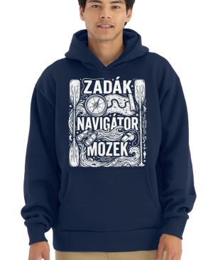 Zadák - navigátor a mozek,  bílý potisk