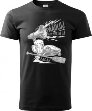 Zadák velí,  bílý potisk