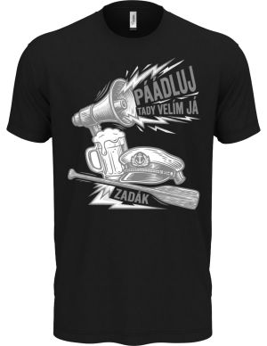 Zadák velí,  bílý potisk