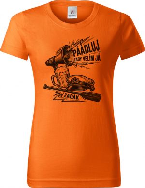 Zadák velí, černý potisk