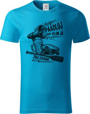 Zadák velí, černý potisk