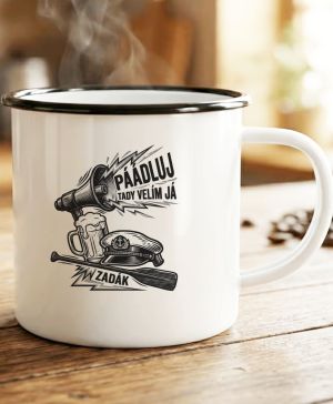 Zadák velí, černý potisk