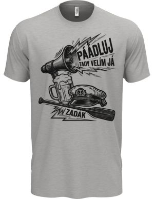 Zadák velí, černý potisk