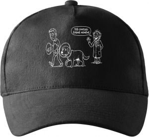 Žádné honění, bílý potisk