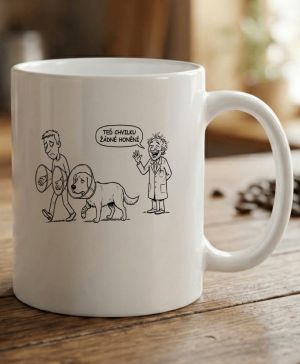 Žádné honění, černý potisk