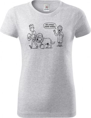 Žádné honění, černý potisk