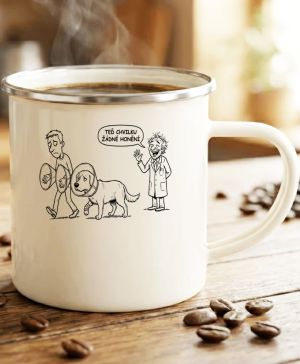 Žádné honění, černý potisk