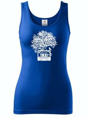 Zamotaná kazeta, bílý tisk