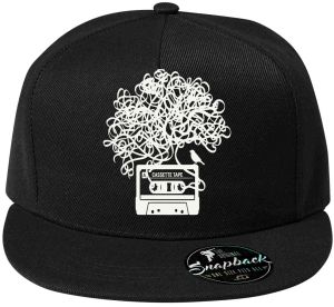 Zamotaná kazeta, bílý tisk