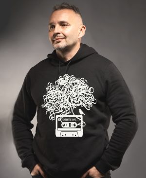 Zamotaná kazeta, bílý tisk