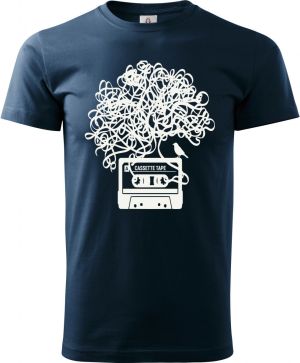 Zamotaná kazeta, bílý tisk