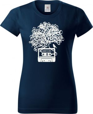 Zamotaná kazeta, bílý tisk