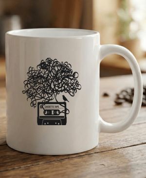 Zamotaná kazeta, černý tisk