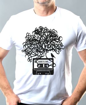 Zamotaná kazeta, černý tisk