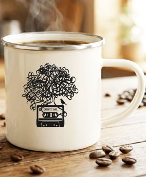 Zamotaná kazeta, černý tisk