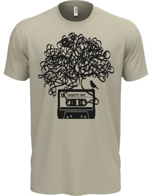 Zamotaná kazeta, černý tisk