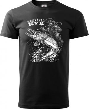 Zaříkávač ryb, bílý potisk