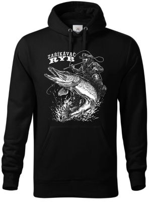 Zaříkávač ryb, bílý potisk