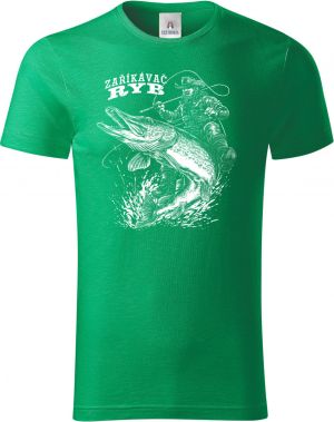 Zaříkávač ryb, bílý potisk