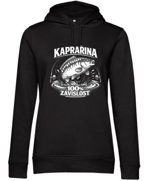 Závislost na kaprech, bílý potisk