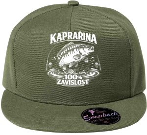 Závislost na kaprech, bílý potisk