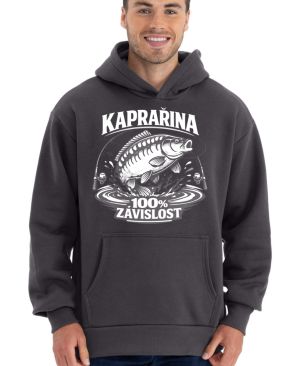 Závislost na kaprech, bílý potisk