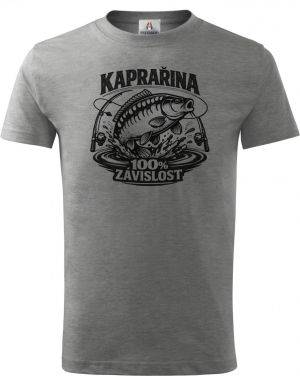 Závislost na kaprech, černý potisk