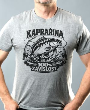 Závislost na kaprech, černý potisk