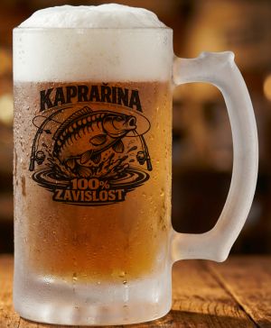 Závislost na kaprech, černý potisk