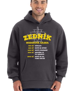 Zedník, hodinová sazba
