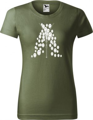 Zip plný úsměvů, bílý tisk