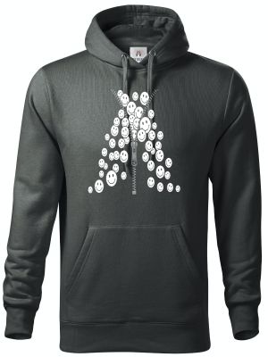 Zip plný úsměvů, bílý tisk