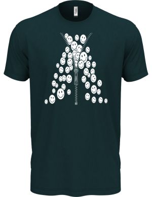 Zip plný úsměvů, bílý tisk