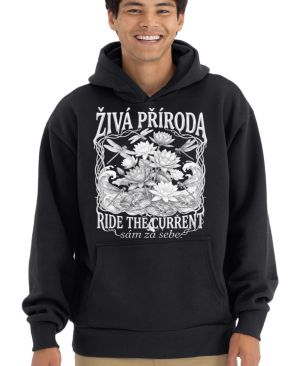 Živá příroda - Ride the current, bílý potisk