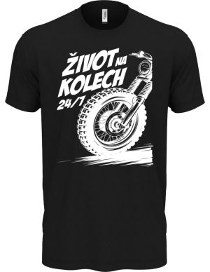 Život na kolech 24/7, bílý tisk