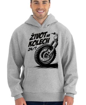 Život na kolech 24/7, černý tisk