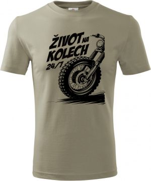 Život na kolech 24/7, černý tisk