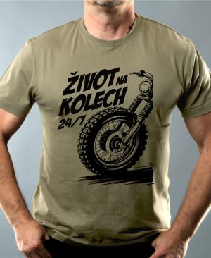 Život na kolech 24/7, černý tisk