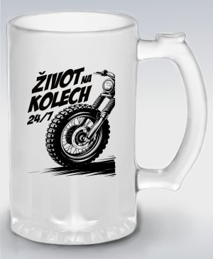 Život na kolech 24/7, černý tisk