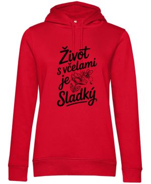 Život s včelami je sladký, černý potisk