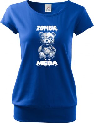 Zombie méďa, bílý potisk