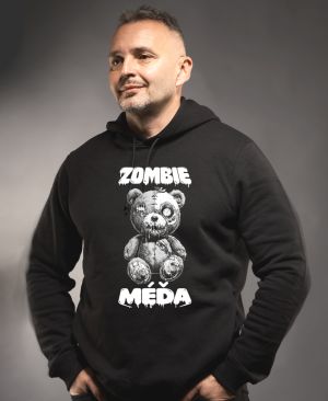 Zombie méďa, bílý potisk