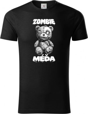 Zombie méďa, bílý potisk