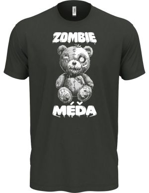 Zombie méďa, bílý potisk