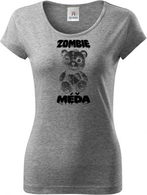 Zombie méďa, černý potisk