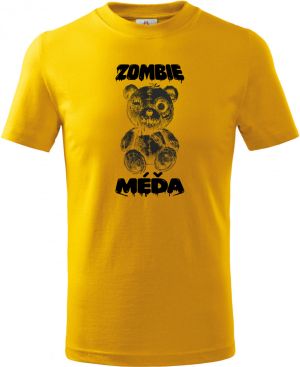 Zombie méďa, černý potisk
